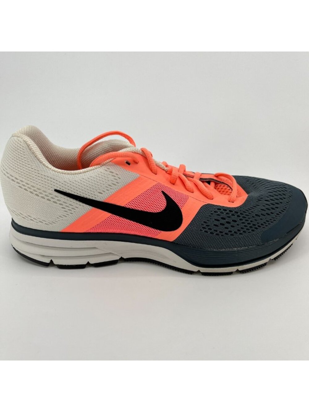 Nike Zoom Pegasus 30 Womens Size 11.5 Gray Coral Athletic Running Shoes Sneakers